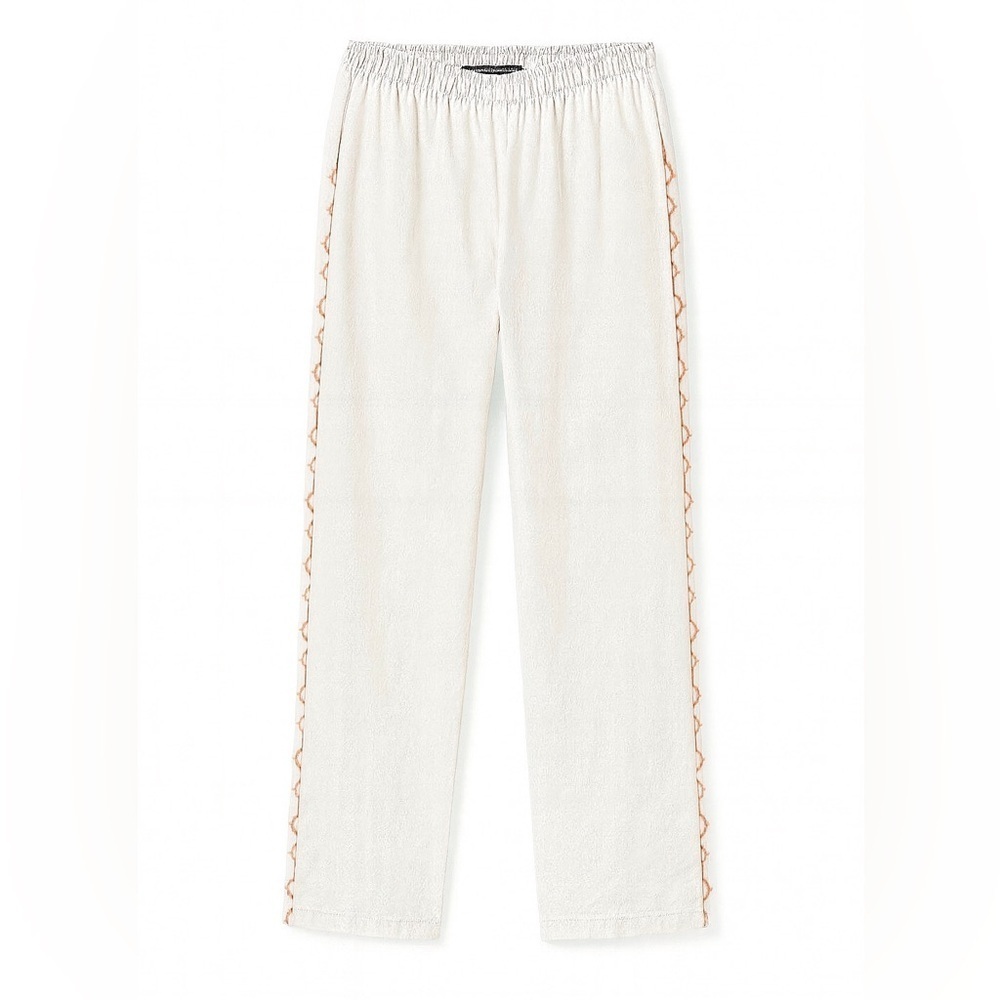 By The Way Women’s White Beach Coverup Pants M NWT